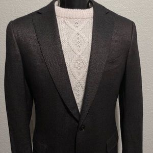 Ermenegildo Zegna Cashmere Blend Tweed Blazer 48L